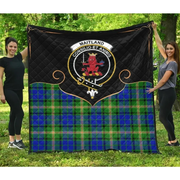 Maitland Clan Quilt, Scottish Tartan Maitland Clans Premium Quilt Cherish Style - Image 3