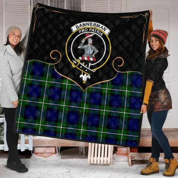 Bannerman Clan Quilt, Scottish Tartan Bannerman Clans Premium Quilt Cherish Style - Image 2