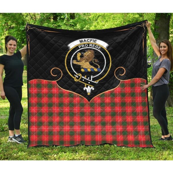 MacFie Clan Quilt, Scottish Tartan MacFie Clans Premium Quilt Cherish Style - Image 3