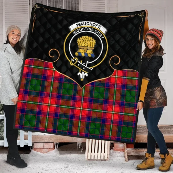 Wauchope Clan Quilt, Scottish Tartan Wauchope Clans Premium Quilt Cherish Style - Image 2