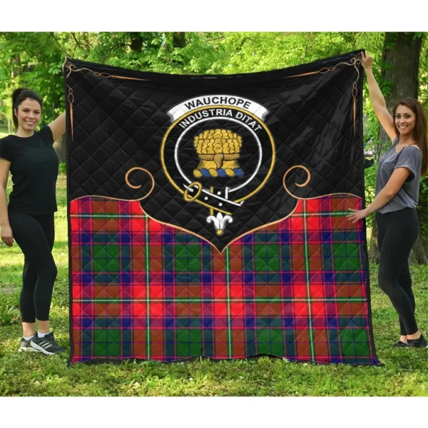 Wauchope Clan Quilt, Scottish Tartan Wauchope Clans Premium Quilt Cherish Style - Image 3