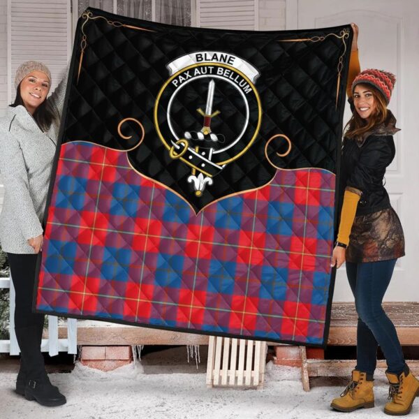 Blane Clan Quilt, Scottish Tartan Blane Clans Premium Quilt Cherish Style - Image 2