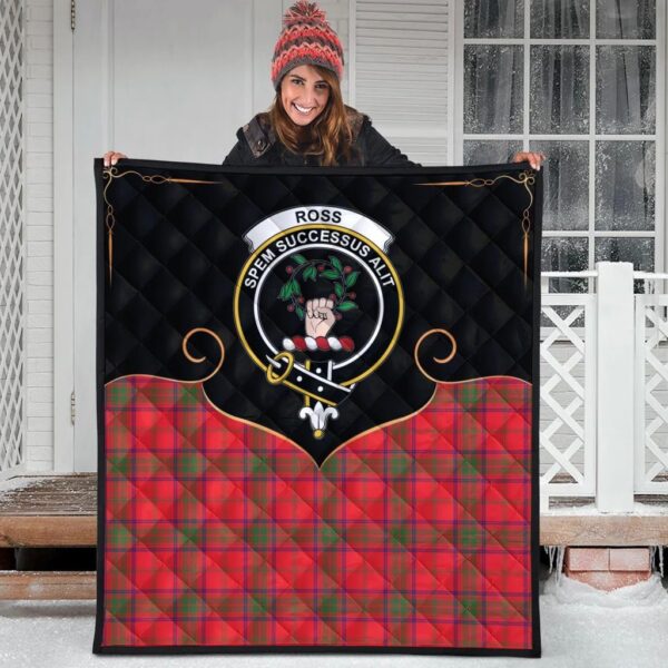 Ross Modern Clan Quilt, Scottish Tartan Ross Modern Clans Premium Quilt Cherish Style