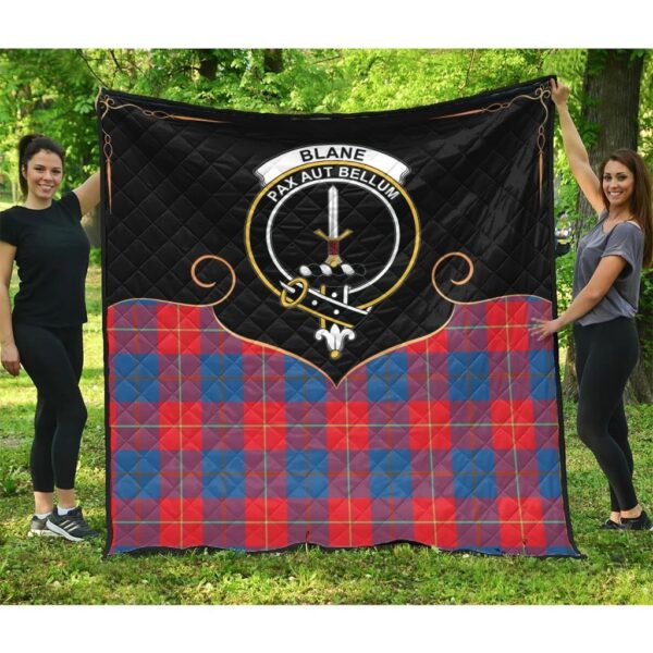 Blane Clan Quilt, Scottish Tartan Blane Clans Premium Quilt Cherish Style - Image 3