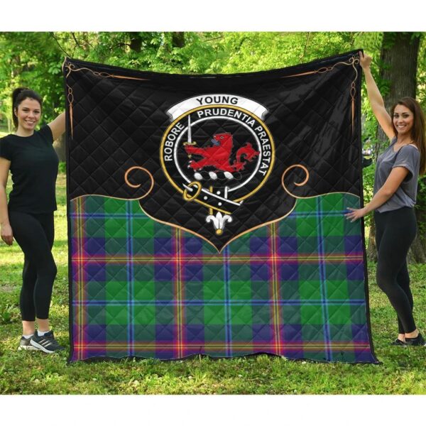 Young Modern Clan Quilt, Scottish Tartan Young Modern Clans Premium Quilt Cherish Style - Image 3