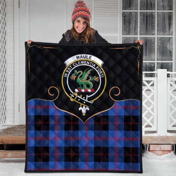 Maule Clan Quilt, Scottish Tartan Maule Clans Premium Quilt Cherish Style