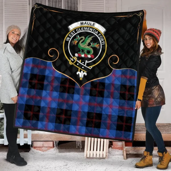 Maule Clan Quilt, Scottish Tartan Maule Clans Premium Quilt Cherish Style - Image 2