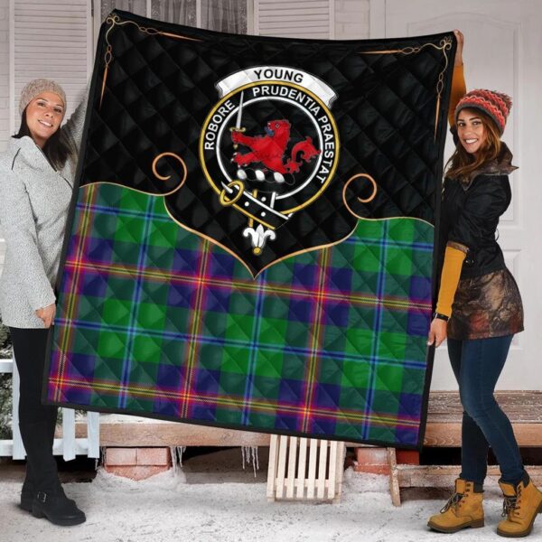 Young Modern Clan Quilt, Scottish Tartan Young Modern Clans Premium Quilt Cherish Style - Image 2