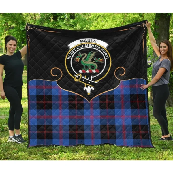 Maule Clan Quilt, Scottish Tartan Maule Clans Premium Quilt Cherish Style - Image 3