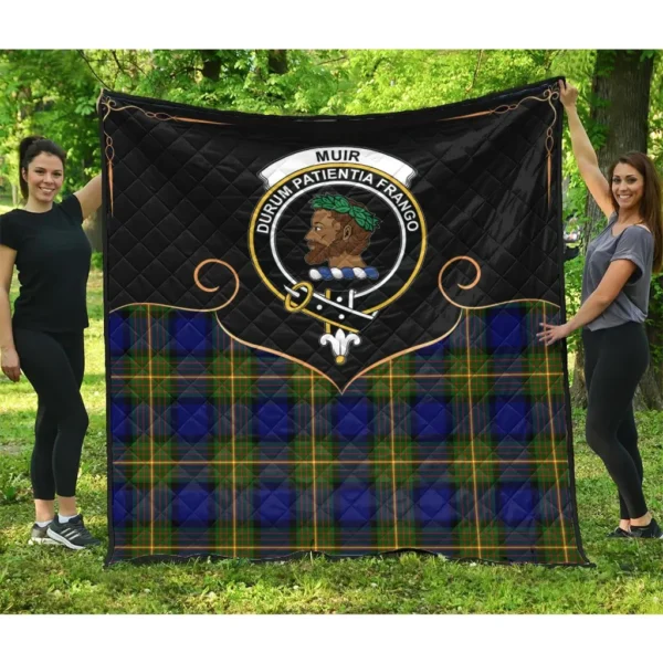 Muir Clan Quilt, Scottish Tartan Muir Clans Premium Quilt Cherish Style - Image 3