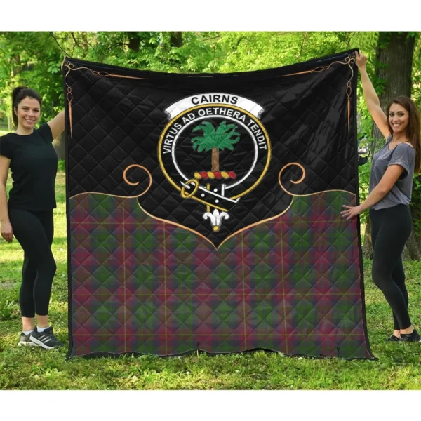 Cairns Clan Quilt, Scottish Tartan Cairns Clans Premium Quilt Cherish Style - Image 3