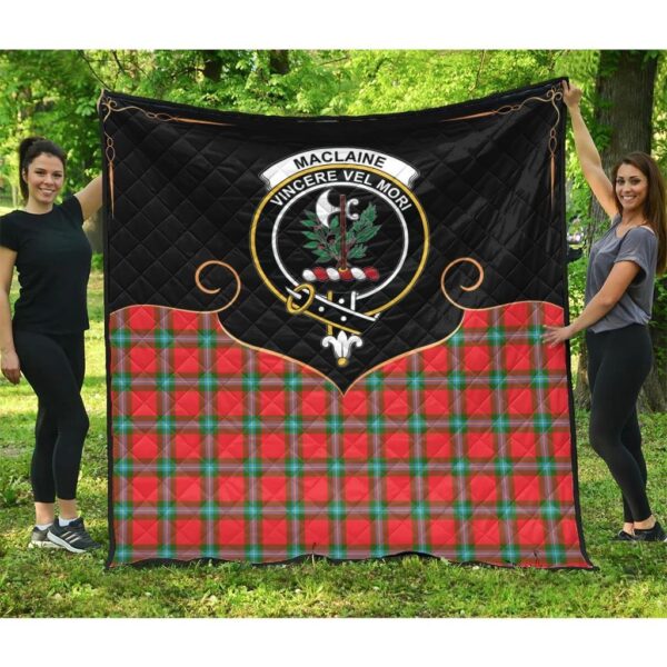 MacLaine of Loch Buie Clan Quilt, Scottish Tartan MacLaine of Loch Buie Clans Premium Quilt Cherish Style - Image 3