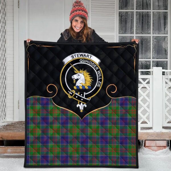 Stewart of Appin Hunting Modern Clan Quilt, Scottish Tartan Stewart of Appin Hunting Modern Clans Premium Quilt Cherish Style