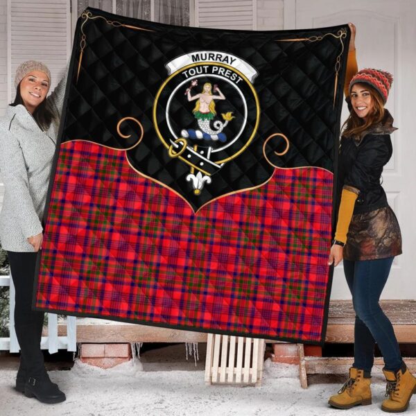 Murray of Tulloch Modern Clan Quilt, Scottish Tartan Murray of Tulloch Modern Clans Premium Quilt Cherish Style - Image 2