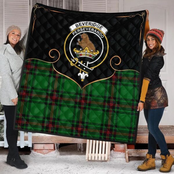 Beveridge Clan Quilt, Scottish Tartan Beveridge Clans Premium Quilt Cherish Style - Image 2