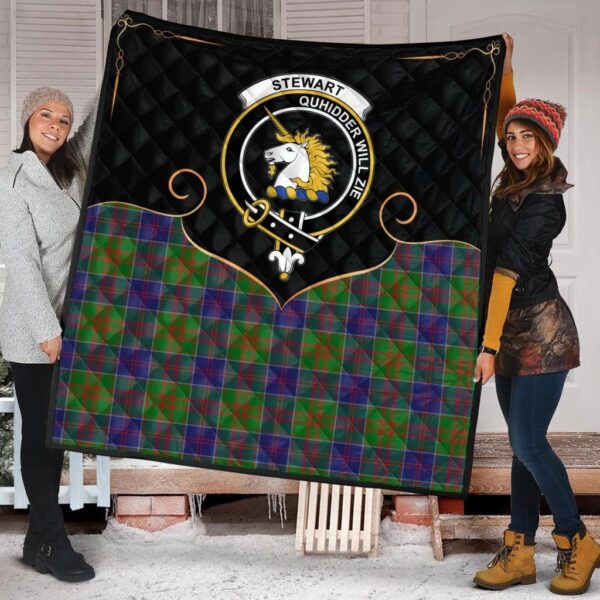 Stewart of Appin Hunting Modern Clan Quilt, Scottish Tartan Stewart of Appin Hunting Modern Clans Premium Quilt Cherish Style - Image 2