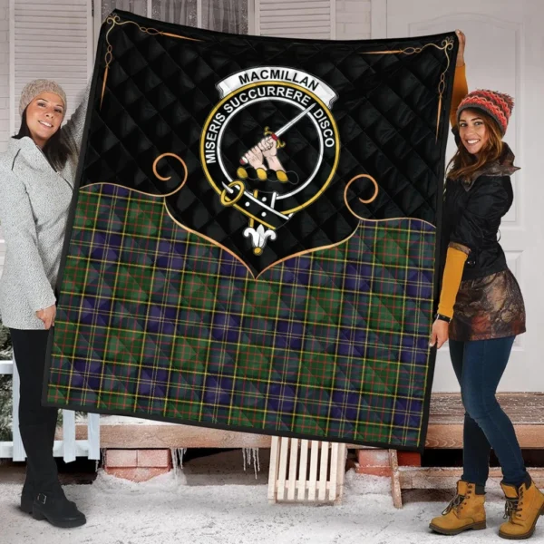 MacMillan Hunting Modern Clan Quilt, Scottish Tartan MacMillan Hunting Modern Clans Premium Quilt Cherish Style - Image 2