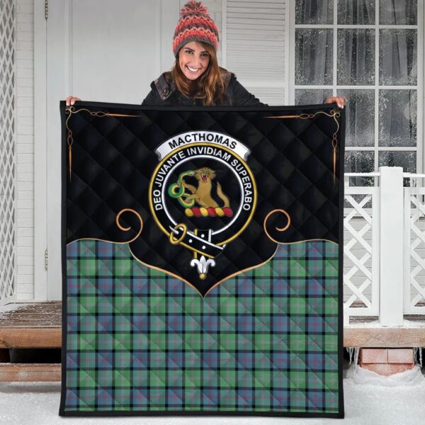 MacThomas Ancient Clan Quilt, Scottish Tartan MacThomas Ancient Clans Premium Quilt Cherish Style