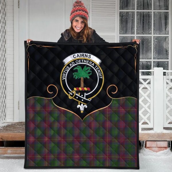 Cairns Clan Quilt, Scottish Tartan Cairns Clans Premium Quilt Cherish Style