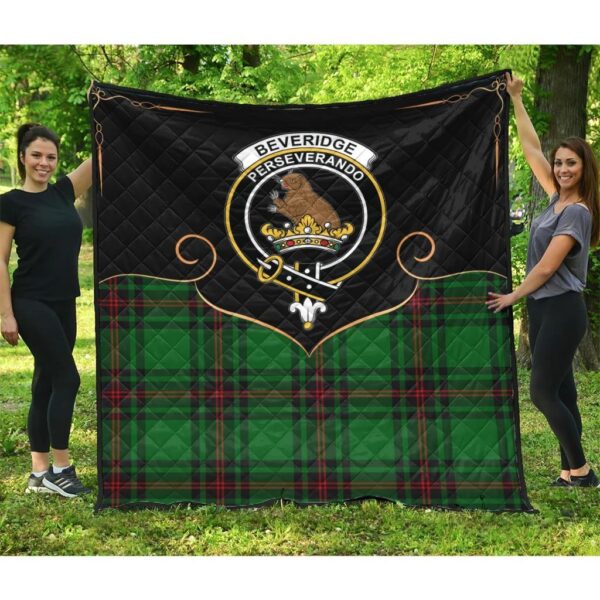 Beveridge Clan Quilt, Scottish Tartan Beveridge Clans Premium Quilt Cherish Style - Image 3