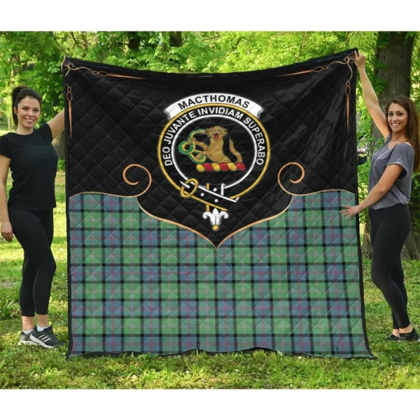 MacThomas Ancient Clan Quilt, Scottish Tartan MacThomas Ancient Clans Premium Quilt Cherish Style - Image 3