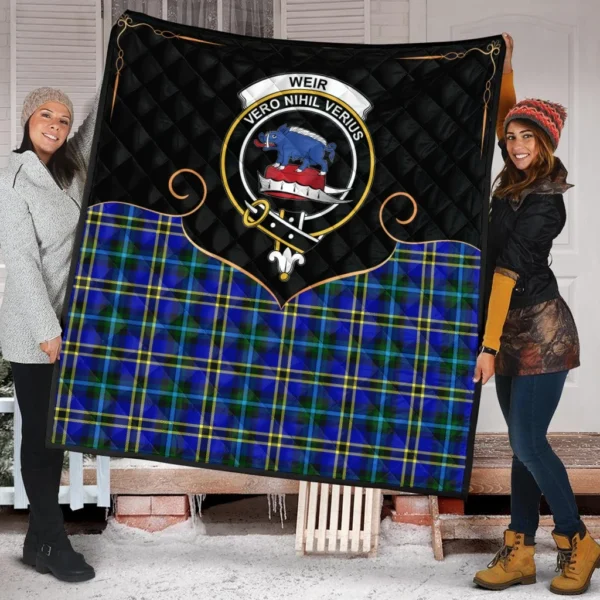 Weir Modern Clan Quilt, Scottish Tartan Weir Modern Clans Premium Quilt Cherish Style - Image 2