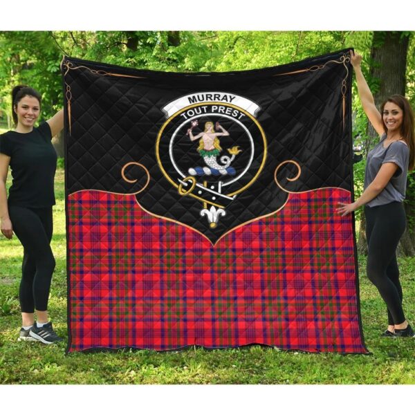 Murray of Tulloch Modern Clan Quilt, Scottish Tartan Murray of Tulloch Modern Clans Premium Quilt Cherish Style - Image 3