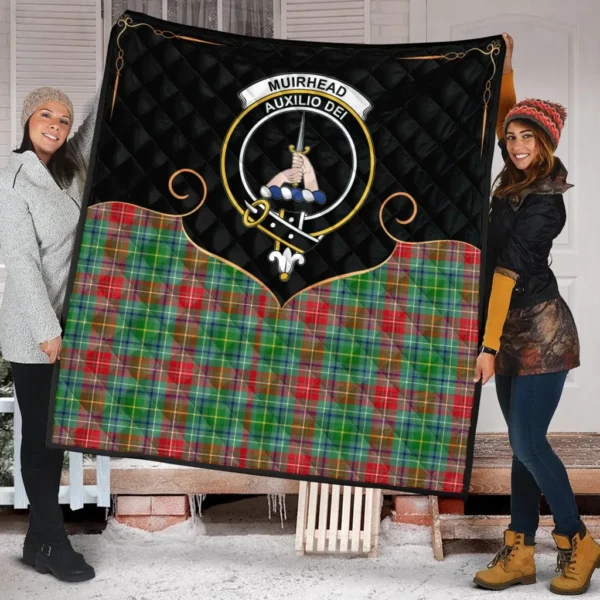 Muirhead Clan Quilt, Scottish Tartan Muirhead Clans Premium Quilt Cherish Style - Image 2