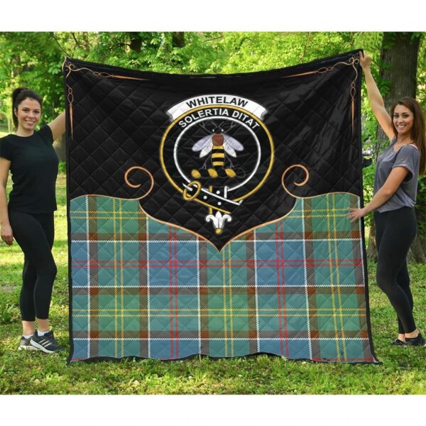 Whitelaw Clan Quilt, Scottish Tartan Whitelaw Clans Premium Quilt Cherish Style - Image 3