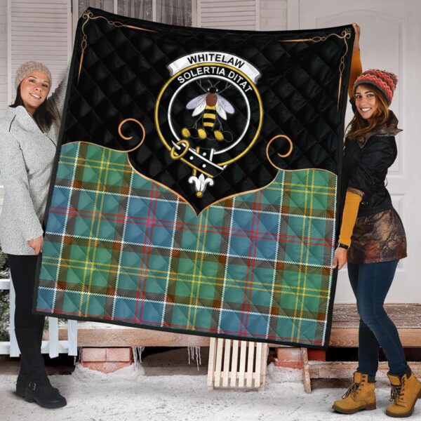 Whitelaw Clan Quilt, Scottish Tartan Whitelaw Clans Premium Quilt Cherish Style - Image 2