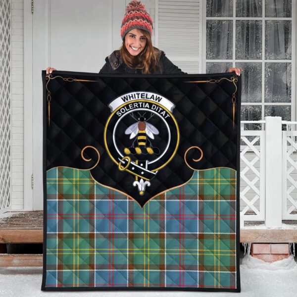 Whitelaw Clan Quilt, Scottish Tartan Whitelaw Clans Premium Quilt Cherish Style