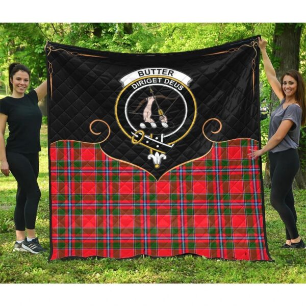 Butter Clan Quilt, Scottish Tartan Butter Clans Premium Quilt Cherish Style - Image 3