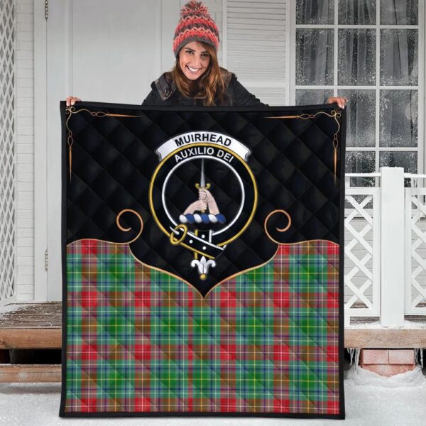 Muirhead Clan Quilt, Scottish Tartan Muirhead Clans Premium Quilt Cherish Style