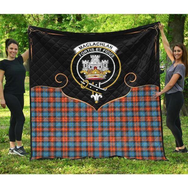 MacLachlan Ancient Clan Quilt, Scottish Tartan MacLachlan Ancient Clans Premium Quilt Cherish Style - Image 3