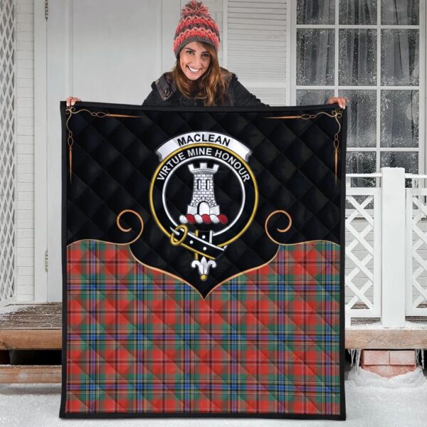 MacLean of Duart Ancient Clan Quilt, Scottish Tartan MacLean of Duart Ancient Clans Premium Quilt Cherish Style