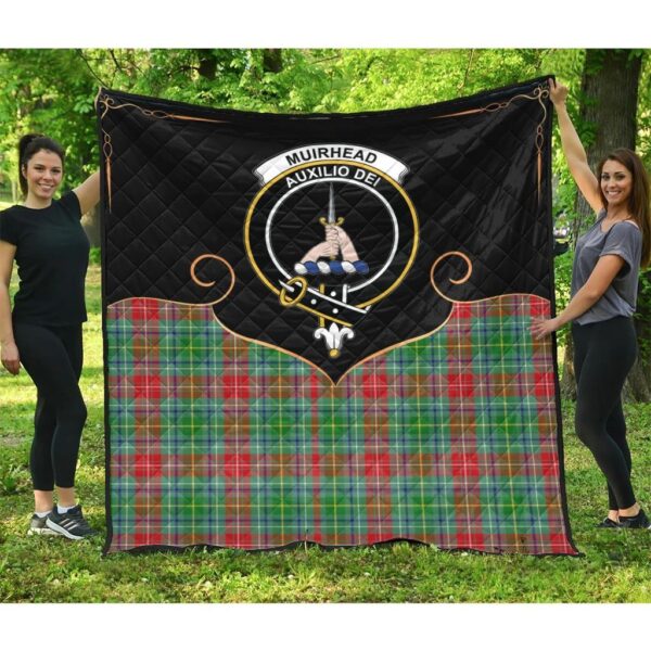 Muirhead Clan Quilt, Scottish Tartan Muirhead Clans Premium Quilt Cherish Style - Image 3