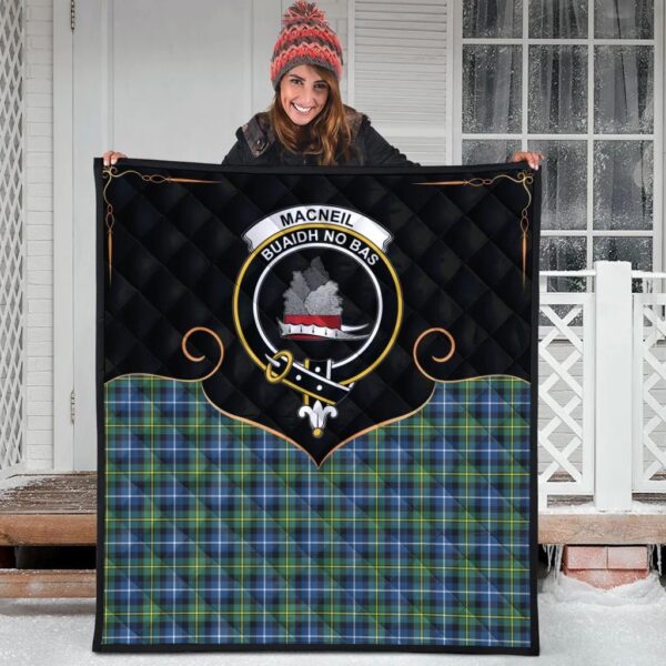 MacNeil of Barra Ancient Clan Quilt, Scottish Tartan MacNeil of Barra Ancient Clans Premium Quilt Cherish Style