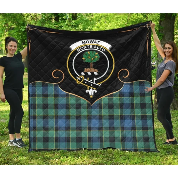 Mowat Clan Quilt, Scottish Tartan Mowat Clans Premium Quilt Cherish Style - Image 3