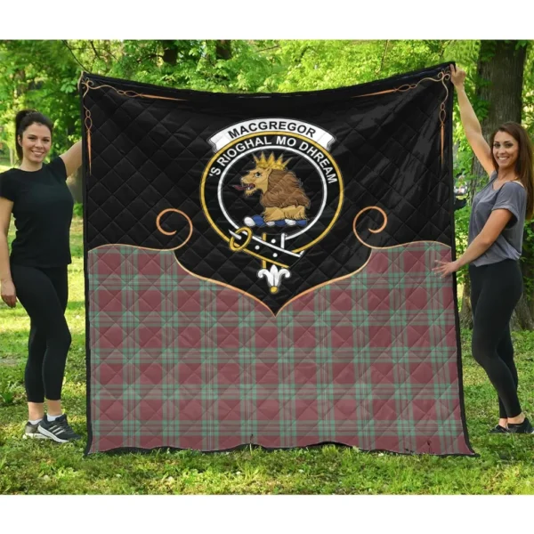 MacGregor Hunting Ancient Clan Quilt, Scottish Tartan MacGregor Hunting Ancient Clans Premium Quilt Cherish Style - Image 3