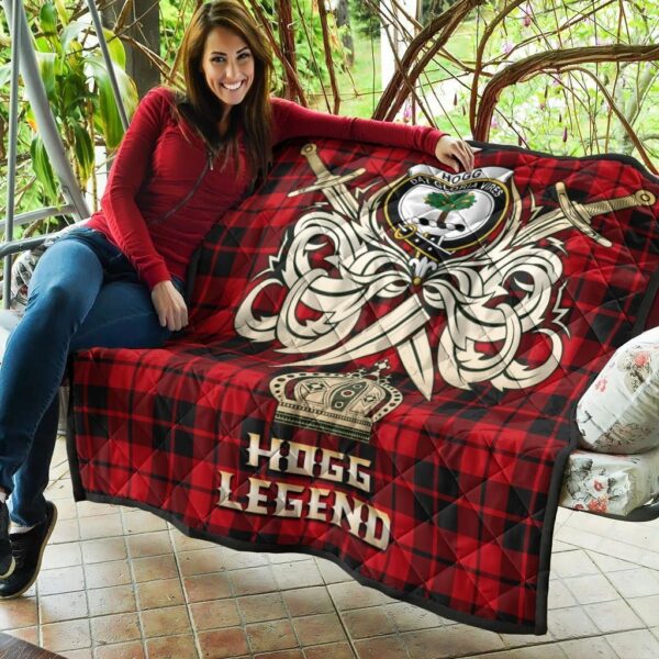 Hogg Clan Quilt, Scottish Tartan Hogg Clans Premium Quilt Legend Gold Royal Style - Image 5