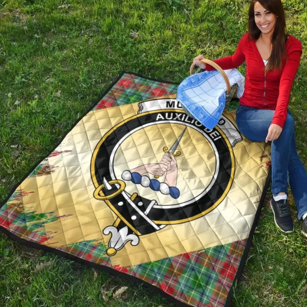 Muirhead Clan Quilt, Scottish Tartan Muirhead Clans Premium Quilt Scotland Gold Royal Style - Image 4