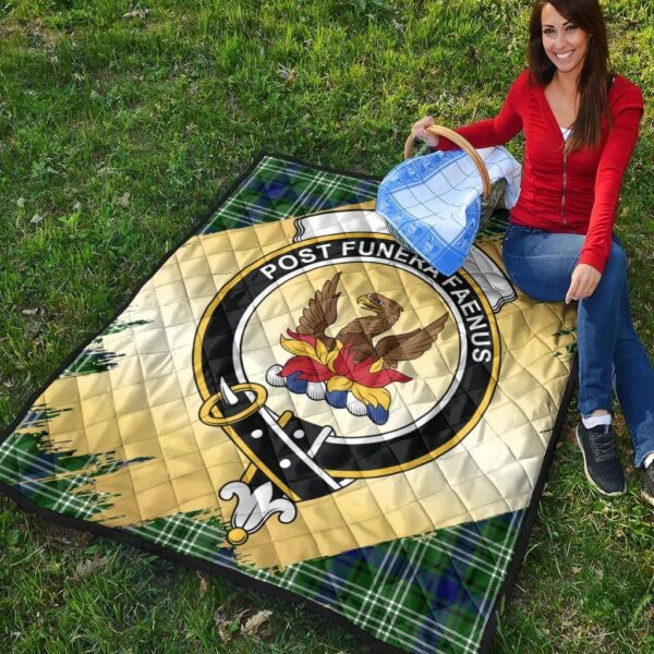 Mow Clan Quilt, Scottish Tartan Mow Clans Premium Quilt Scotland Gold Royal Style - Image 4