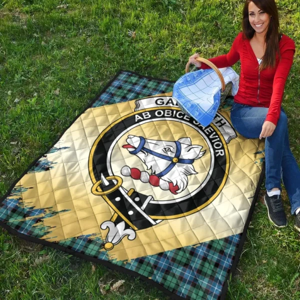 Galbraith Ancient Clan Quilt, Scottish Tartan Galbraith Ancient Clans Premium Quilt Scotland Gold Royal Style - Image 4