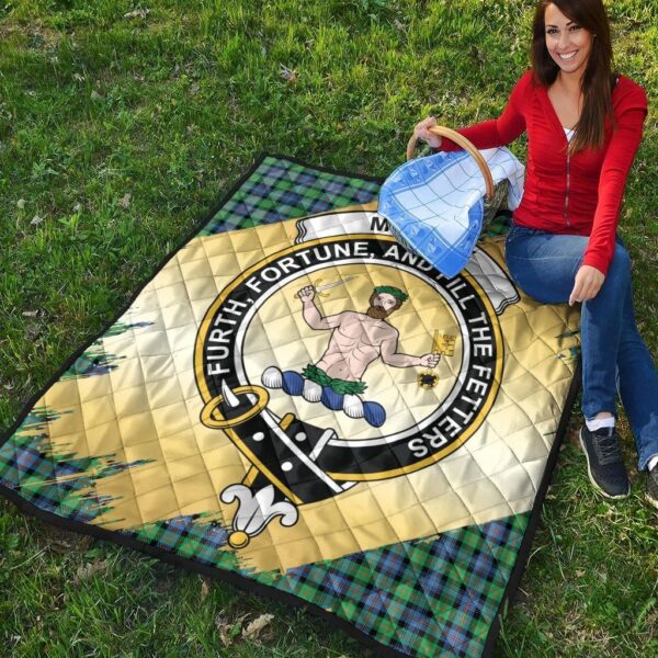 Murray of Atholl Ancient Clan Quilt, Scottish Tartan Murray of Atholl Ancient Clans Premium Quilt Scotland Gold Royal Style - Image 4