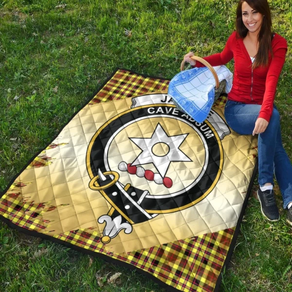 Jardine Clan Quilt, Scottish Tartan Jardine Clans Premium Quilt Scotland Gold Royal Style - Image 4