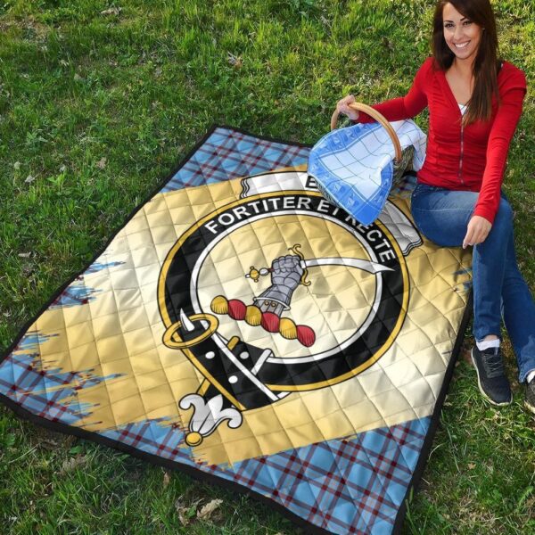 Elliot Ancient Clan Quilt, Scottish Tartan Elliot Ancient Clans Premium Quilt Scotland Gold Royal Style - Image 4