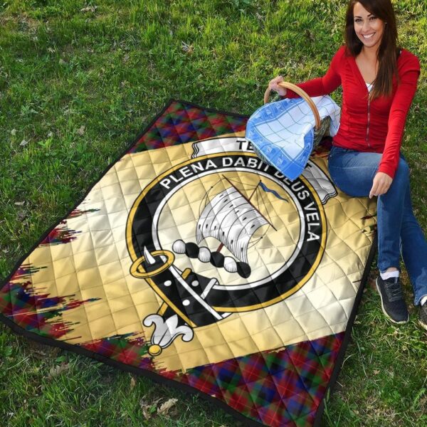 Tennant Clan Quilt, Scottish Tartan Tennant Clans Premium Quilt Scotland Gold Royal Style - Image 4