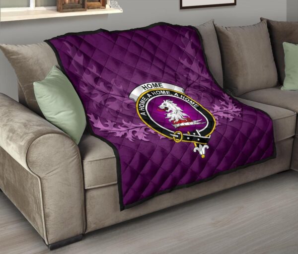 Home Ancient Clan Quilt, Scottish Tartan Home Ancient Clans Quilt Violet Style - Image 9