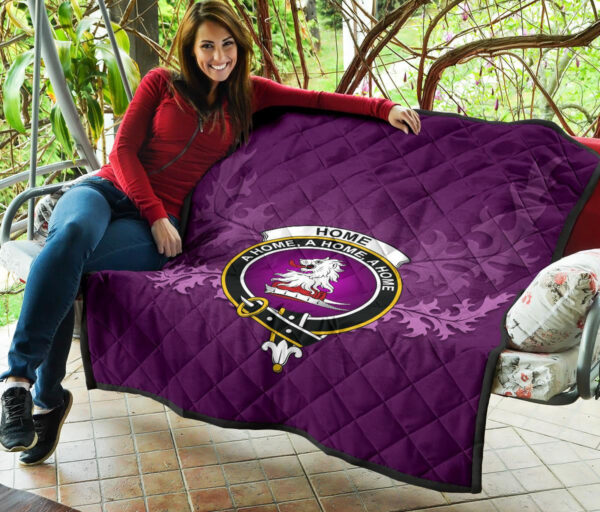 Home Ancient Clan Quilt, Scottish Tartan Home Ancient Clans Quilt Violet Style - Image 7