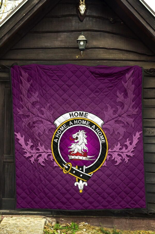 Home Ancient Clan Quilt, Scottish Tartan Home Ancient Clans Quilt Violet Style - Image 5